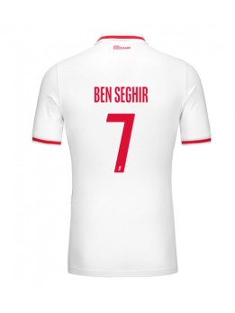 AS Monaco Eliesse Ben Seghir #7 Replika Hemmakläder 2024-25 Kortärmad